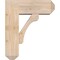 Ekena Millwork Legacy Craftsman Smooth Bracket w/ Offset Brace, Douglas Fir, 7 1/2"W x 20"D x 24"H BKT0806X20X24LEC04SDF - alternate 3